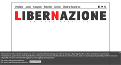 Desktop Screenshot of libernazione.it