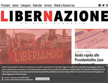 Tablet Screenshot of libernazione.it